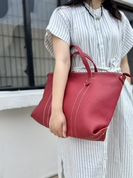 Top-Grain Full-Grain Cowhide Large-Capacity Handheld genuine leather Tote Bag handbag shoulder bag