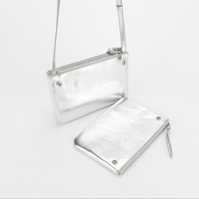 Top-Grain Oil-Waxed Cowhide genuine leather Detachable Pocket & Envelope Bag crossbody bag shoulder bag
