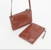 Top-Grain Oil-Waxed Cowhide genuine leather Detachable Pocket & Envelope Bag crossbody bag shoulder bag