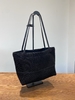 Cotton-Linen and Leather Straps Large-Capacity Tote Shoulder Bag  women's fashion bag