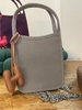Top-Grain Cowhide Chain genuine leather  Phone Bag mini shoulder bag crossbody bag