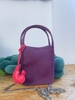 Top-Grain Cowhide Chain genuine leather  Phone Bag mini shoulder bag crossbody bag
